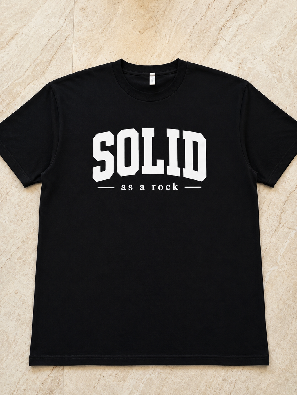 Solid short slevee T-shirt