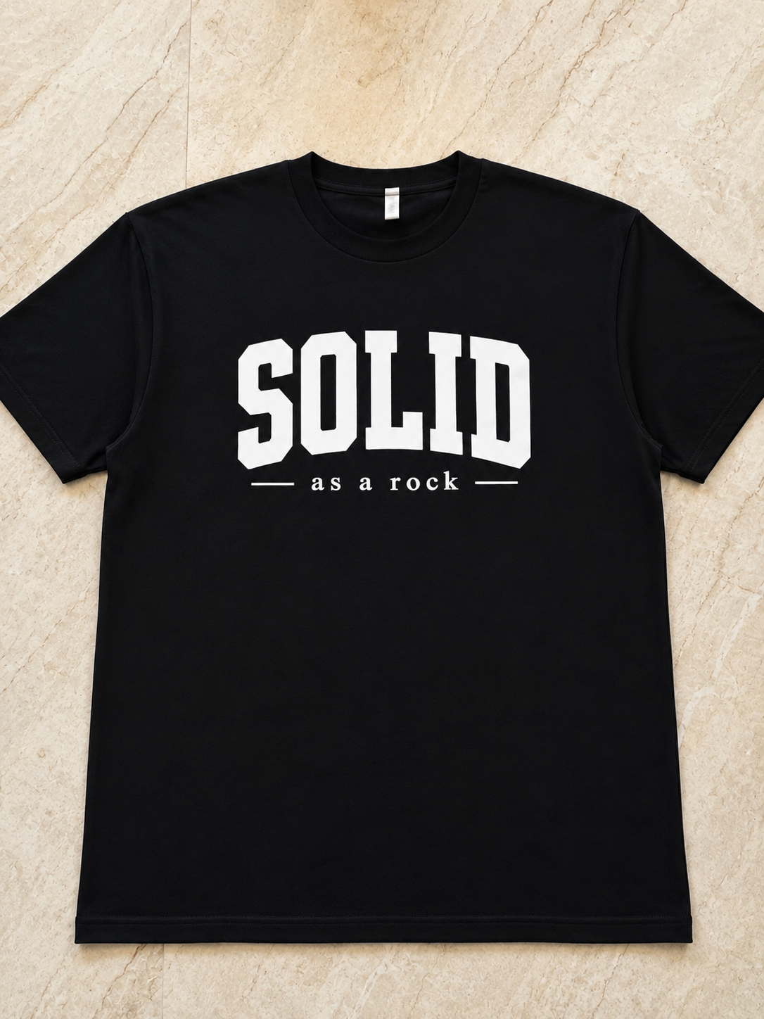 Solid short slevee T-shirt